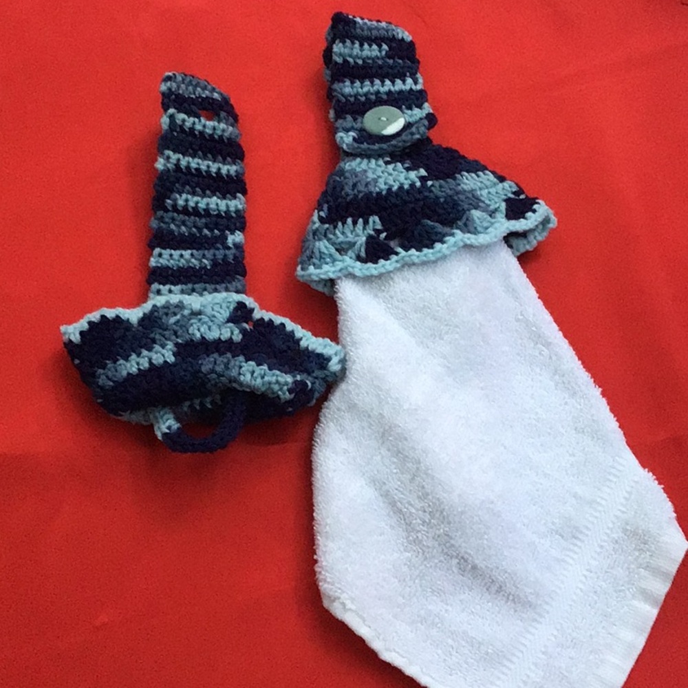 Handmade Crochet Towel Toppers